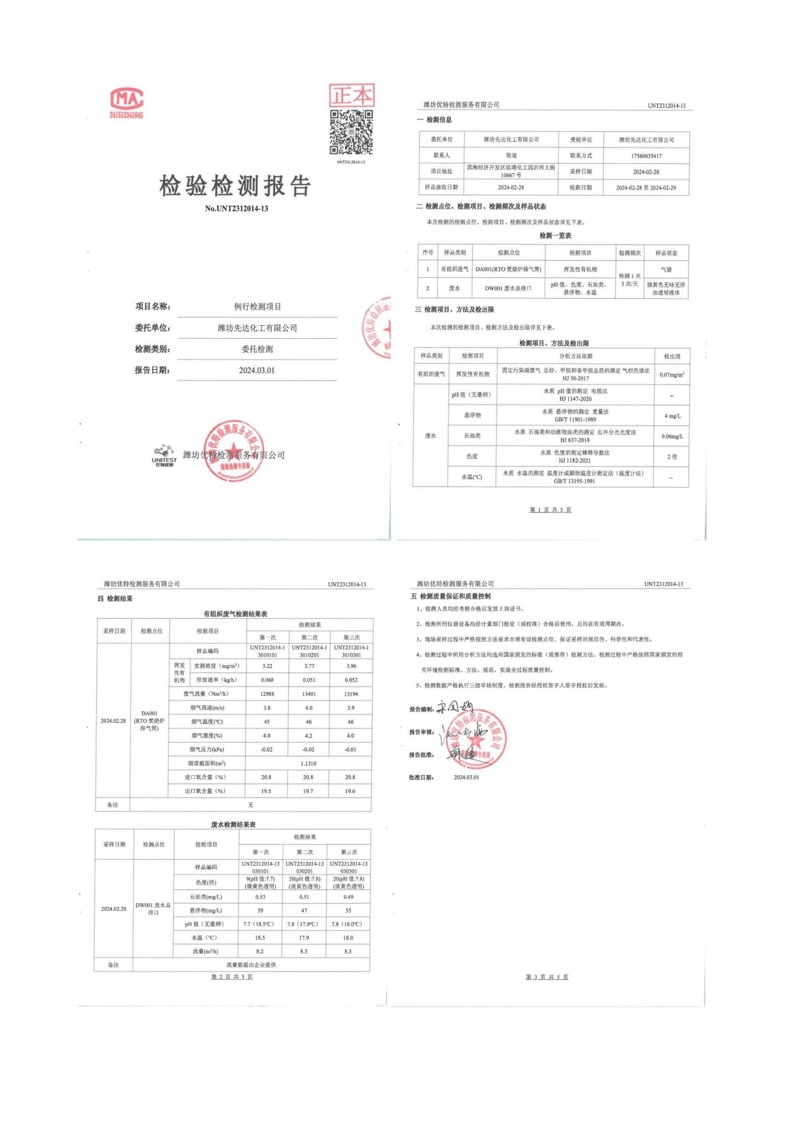 2024騫存綅鍧婂厛杈懼寲宸ユ湁闄愬叕鍙革紙絎竴瀛ｅ害錛夌幆澧冧繚鎶や俊鎭叕紺篲05.jpg